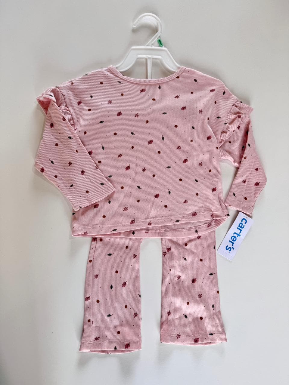 SET X2 CARTERS 18M FLORAL ROSA