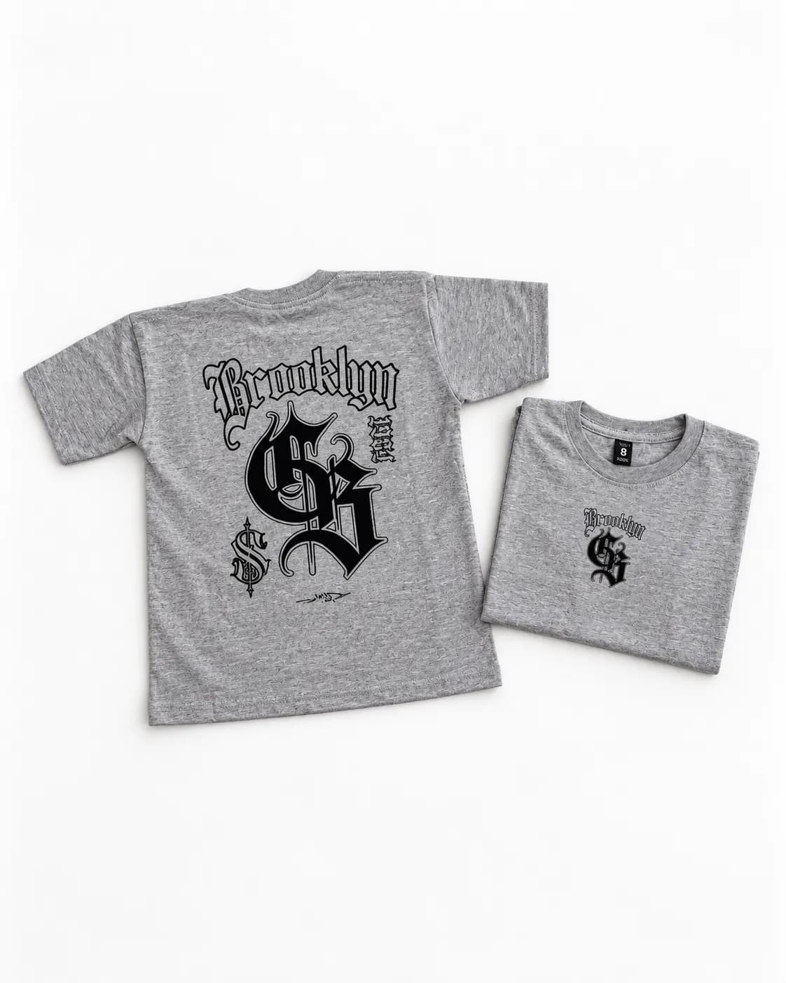 REMERA OVER BROOKLIN GRIS