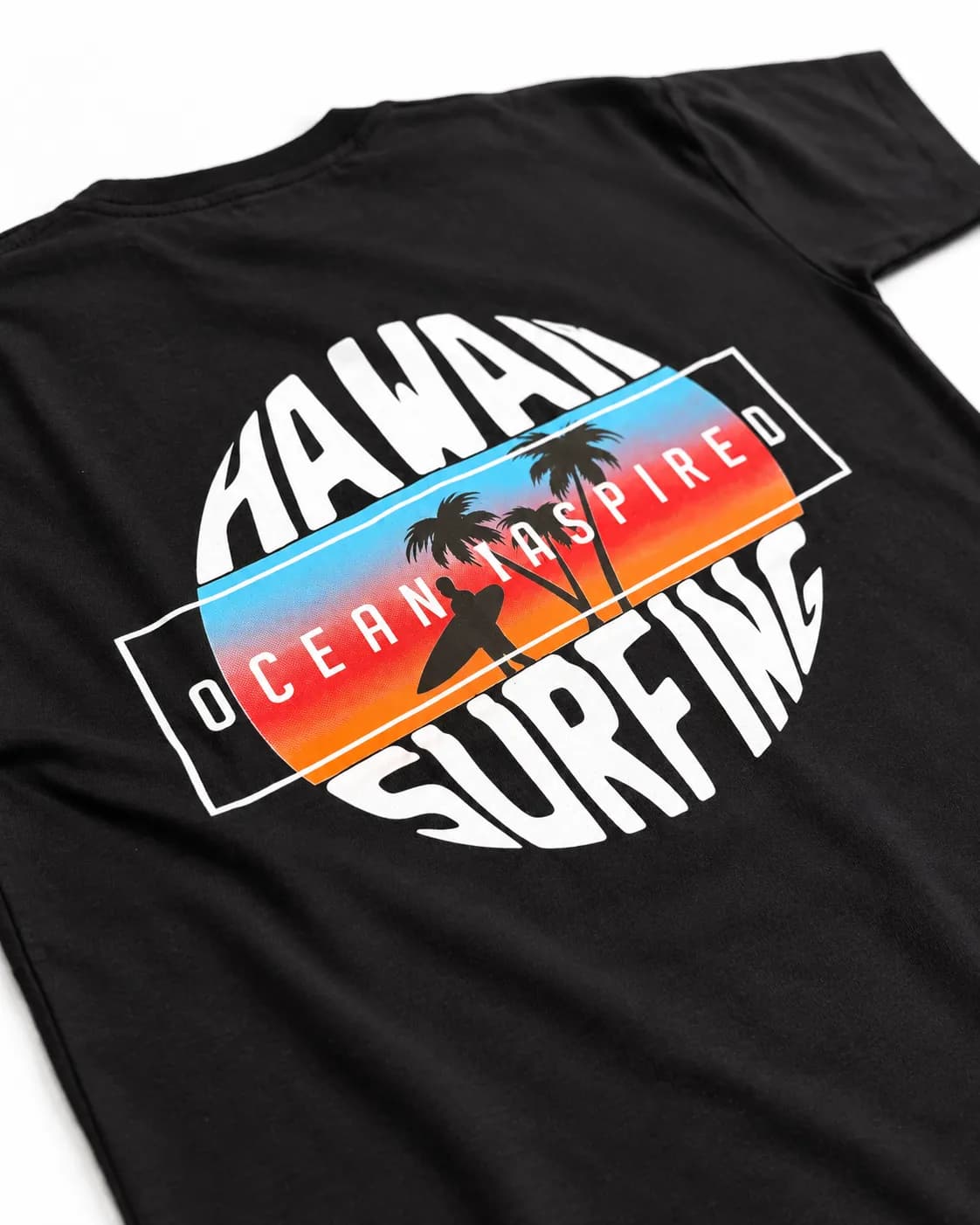 REMERA OVER HAWAI NEGRA