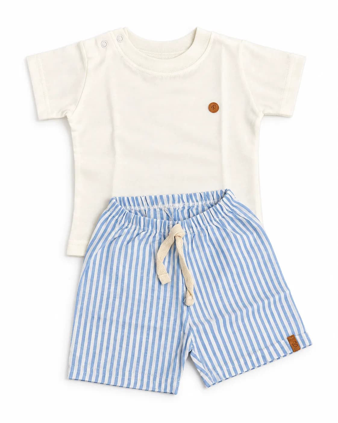 CONJUNTO REME + SHORT AZUL