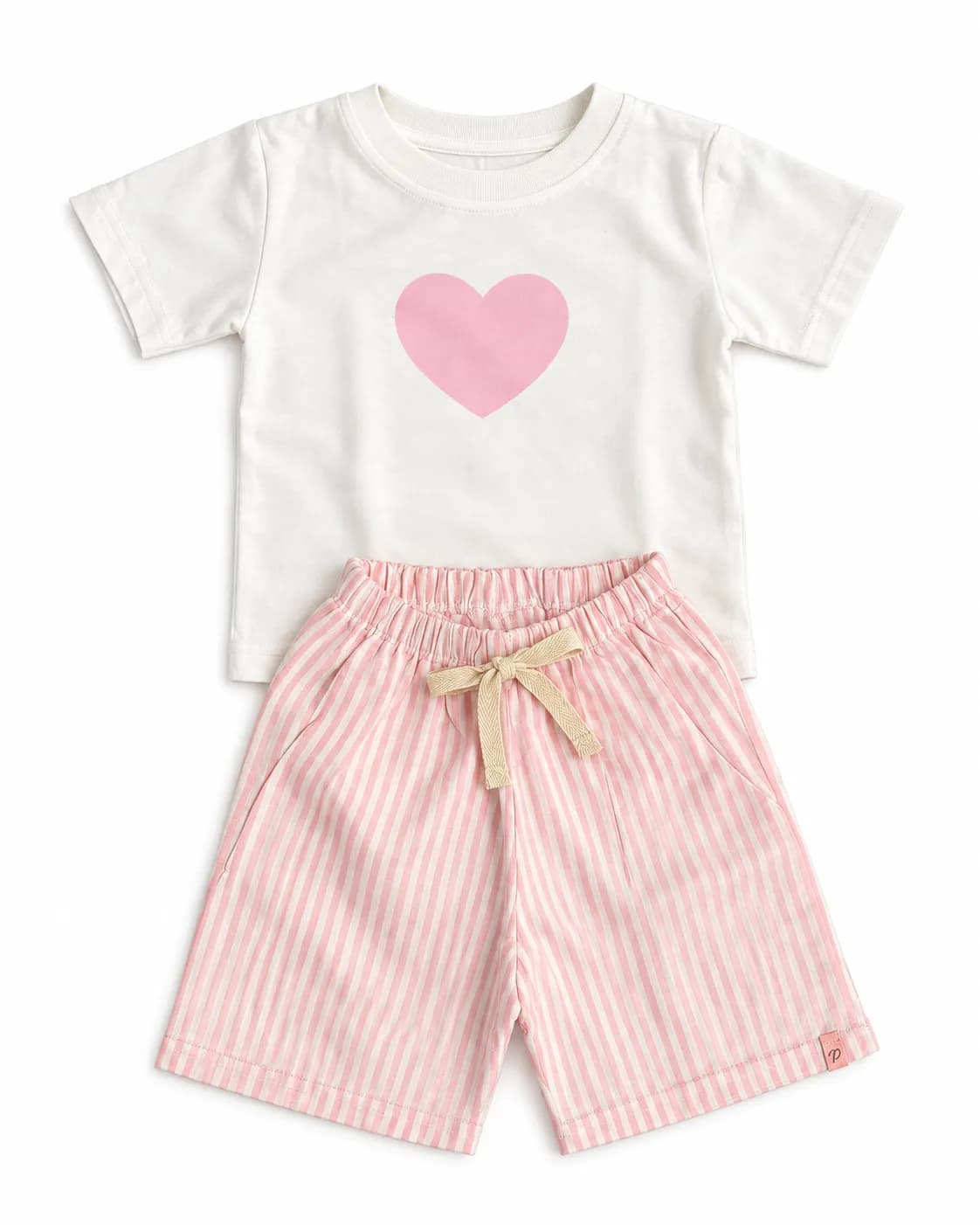 CONJUNTO REME + SHORT ROSA