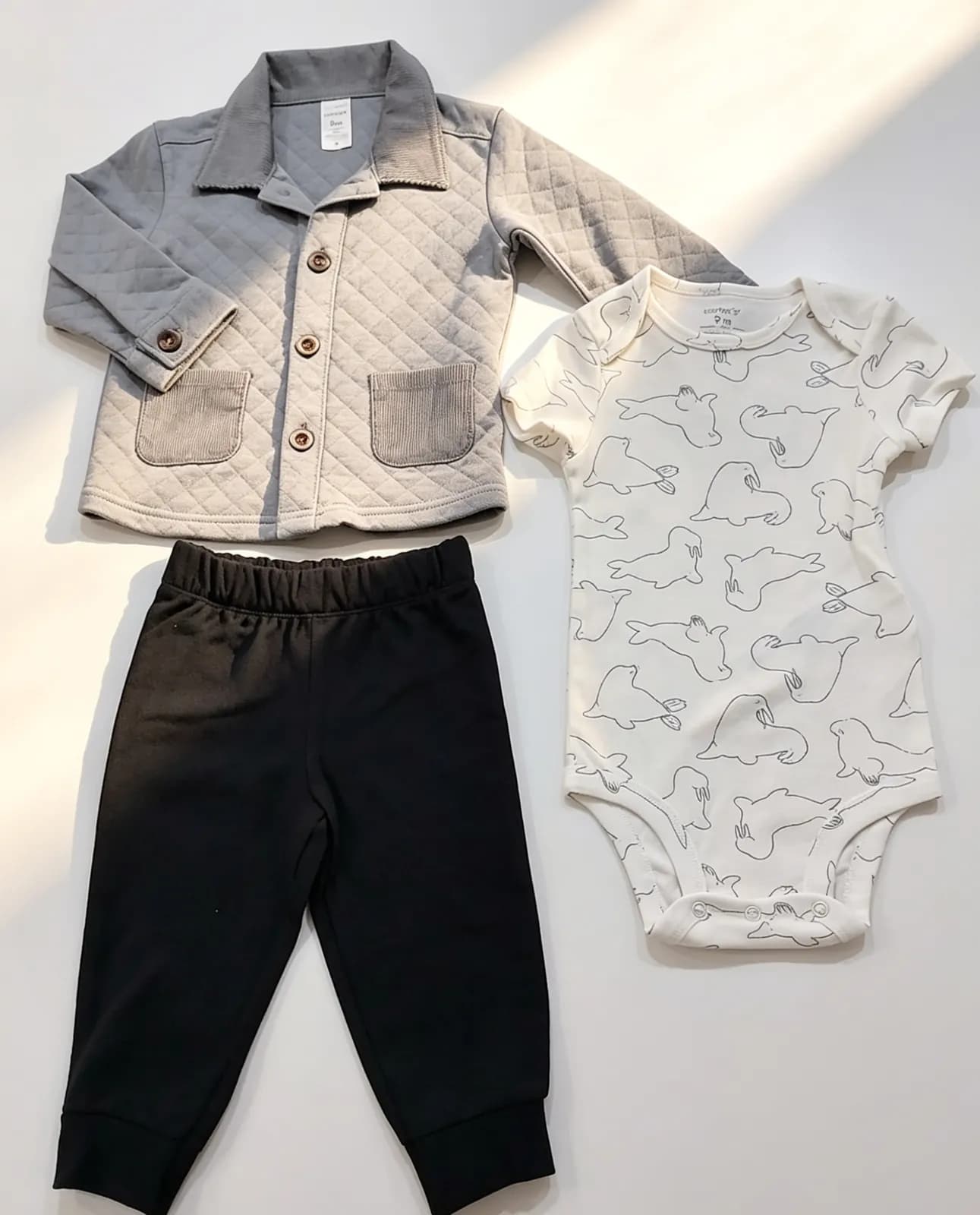 Set X 3 Saco Gris