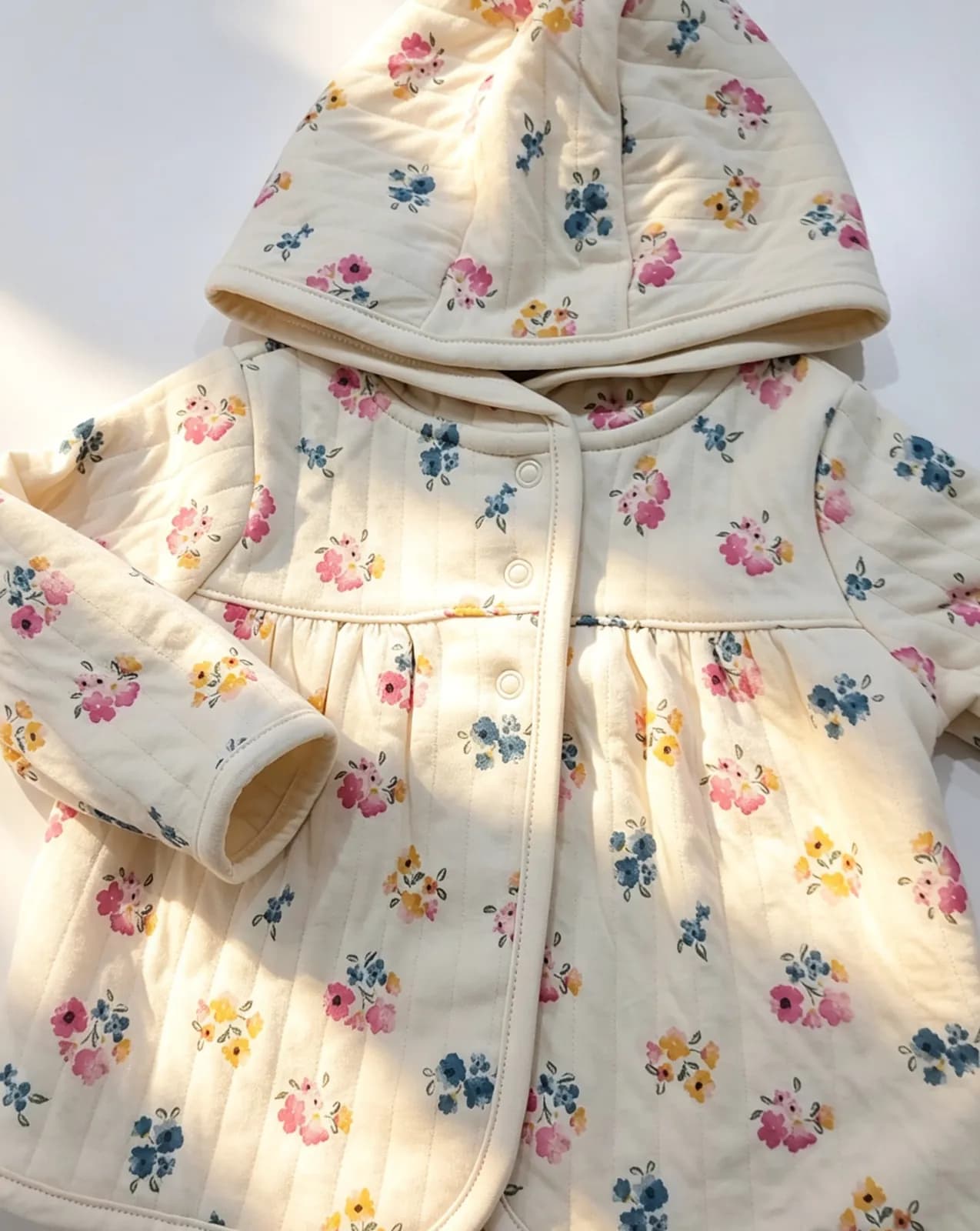 Set X 3 Campera Natural Flores