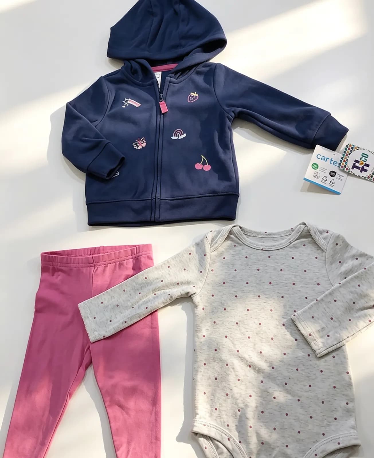 Set X 3 Campera Polar Azul